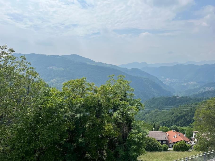 דירות Costa di Serina Casa Con Vista מראה חיצוני תמונה